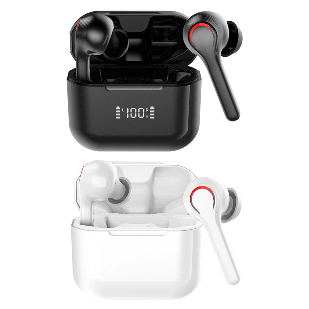 TWS Bluetooth Earbuds Wireless Stereo Headphones with Mic for Phone Laptop PC Sports Fitness Wireless Headsets Stereo