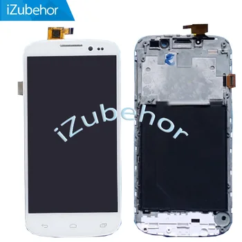 

100% warranty white Used LCD display Screen with Touch Screen panel + Frame Assembly For UMI X2 For VOTO X2 V5 by free shipping