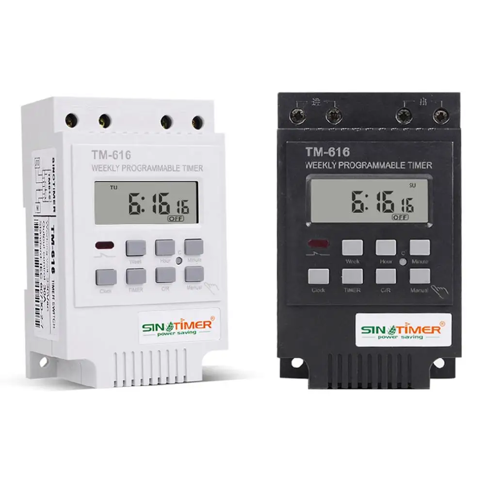 TM616W-4 Digital Electronic Timer 220V 30A Weekly Programmable Relay Controller