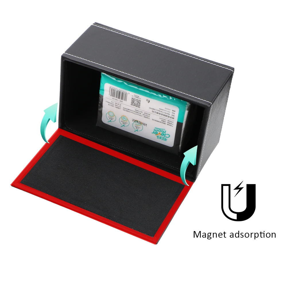 Tissue Box Dispenser Napkin Holder PU Leather Tissue Boxes Rectangular Napkin Box Tissue Paper Holder Home Kitchen Organization Home Supplies Anti-moisture