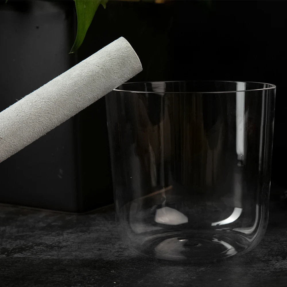 about 6 inch 4th octave 99.99% pure quartz crystal singing bowl with perfect musical note for F or F# in 440HZ 432HZ | Спорт и