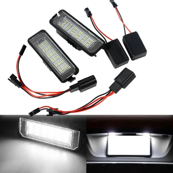 

Car LED License Number Plate Light For Porsche Boxster 987 2005-2010 Bright Xenon White Light Car License Plate Lights