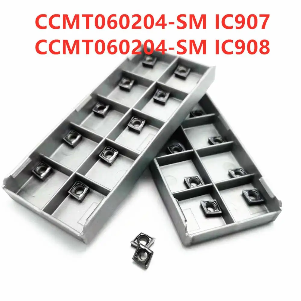 

Tungsten Carbide CCMT060204 SM IC907 908 Turning Carbide Insert CNC CCMT 060204 Lathe Metal Cutting Tool