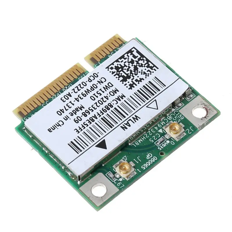 BCM94322HM8L BCM94322 двухдиапазонный адаптер 802.11a/b/g/n DW1510 Mini PCIE WiFi
