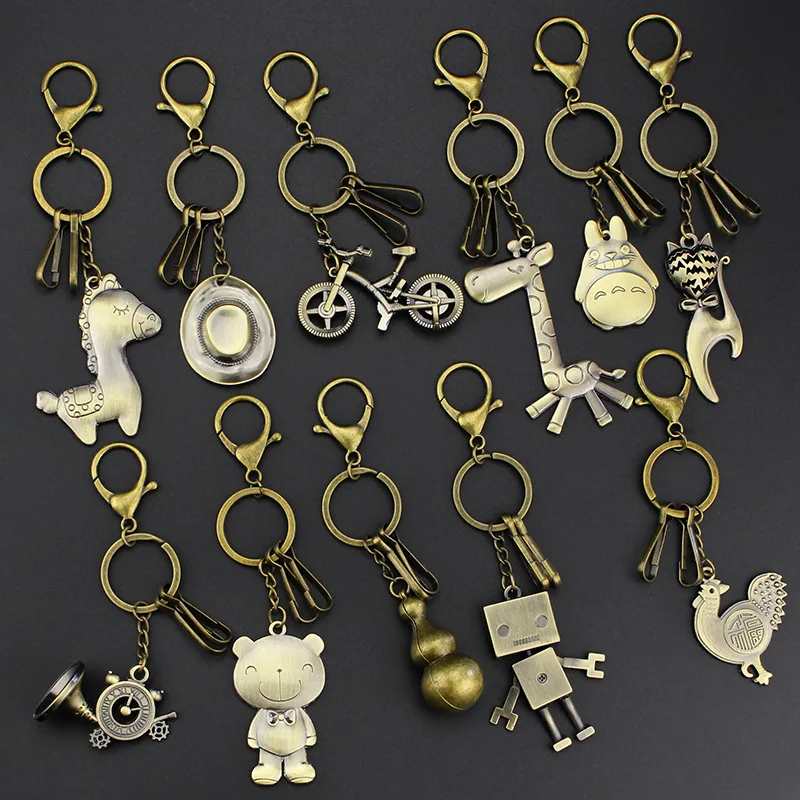 Импортные товары Ретро креативный мультфильм брелок кулон изысканный кулон-брелок для автомобиля производители оптом