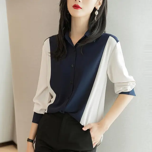 Women Design Chiffon Blouse | Top Design Chiffon Blouses | New Blouse  Designs Fashion - Women Shirt - Aliexpress