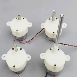 Compact 10RPM Micro Gear Motor with Adjustable Speed and Dual Shaft Options - Item 1