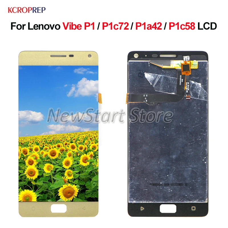 ЖК дисплей для Lenovo Vibe P1 дигитайзер сенсорного экрана в сборе P1c72 P1a42 P1c58 сменный