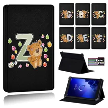 Кожаный чехол-книжка для планшета Alcatel 1T 7/Alcatel 1T 10/Alcatel 3T 8/Alcatel 3T 10/Alcatel A3 10