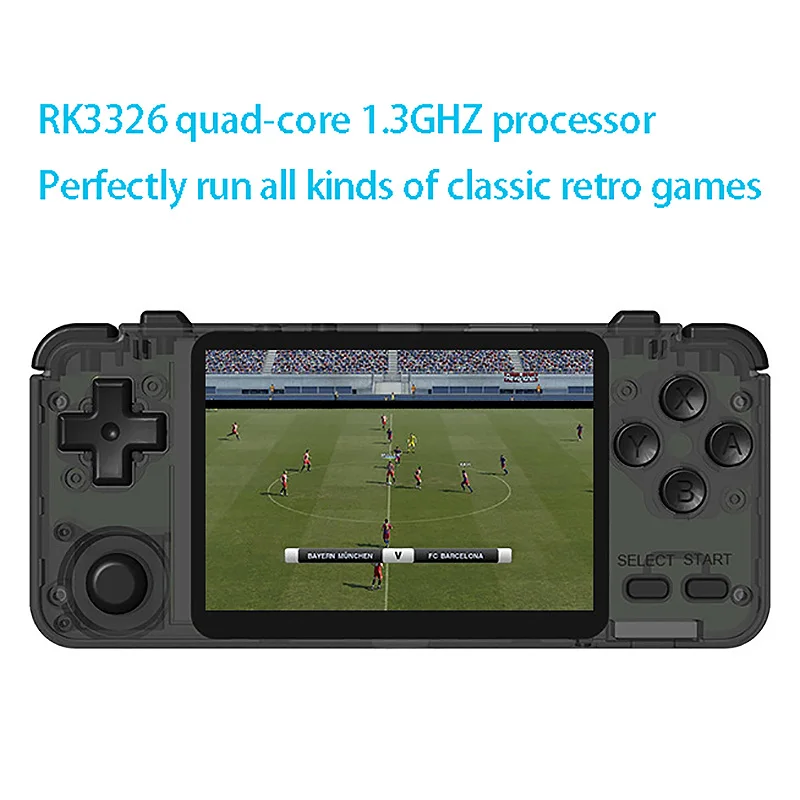 Rk2020 3 5 дюймовая ретро консоль IPS Sn портативная игровая PS1 N64 видеокамера