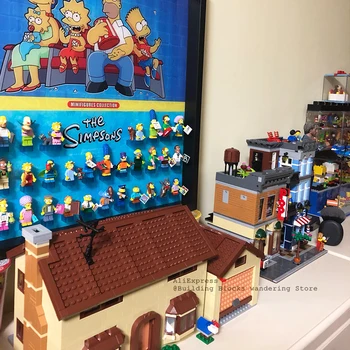 

16004 Movie Toys The 71016 Simpsons Kwik-e-mart Set Lepining Building Blocks Bricks Kids Christmas Toys Gifts