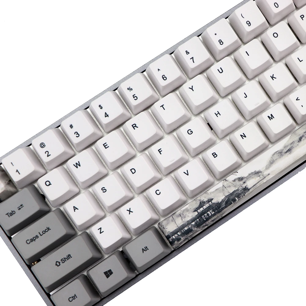 Клавиатура PBT с подсветкой 72 клавиши OEM профиль для клавиатуры GH60 RK61/ALT61/Annie GK61 GK64