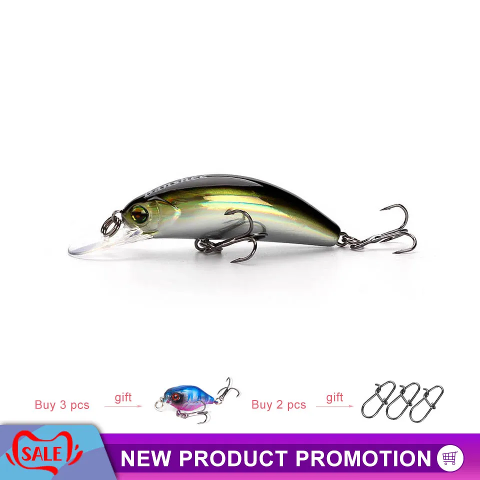 Crankbait рыболовная приманка 45 мм 4 7 г плавающая воблер черная блесна на щуку