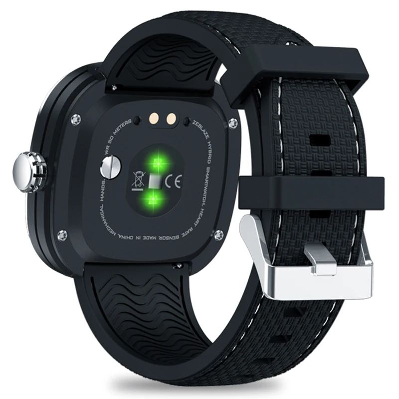 ABKT-Zeblaze Hybrid 2 Smartwatch Heart Rate Blood Pressure 50M Waterproof Exercise Tracking Sleep Tracking Smart Notifications