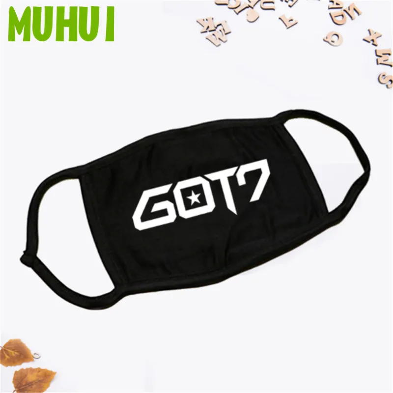 

1PC Kpop GOT7 Cotton Dustproof Mouth Face Mask Unisex Cycling Anti-Dust Facial Protective Cover Masks 19396