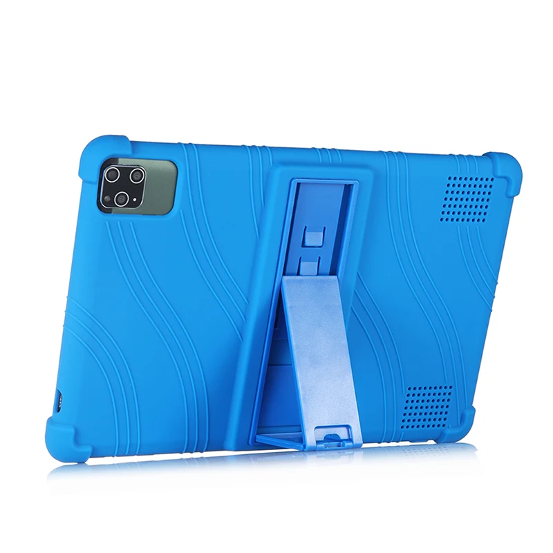 Szoxby-capa de Silicone Universal Macia para Tablet pc Shockproof Cor Sólida Capa Traseira Protetora 10 10.1 - Imagem 2