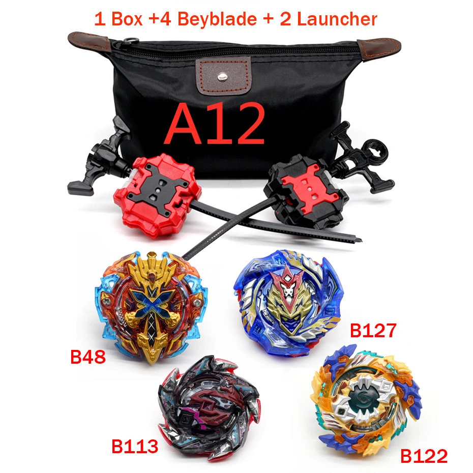 A12 TAKARA TOMY комбинированная сумка для хранения Beyblade Burst набор Beyblades Arena Bayblade Металл Fusion 4D с пусковой установкой волчок игрушки - Цвет: A12