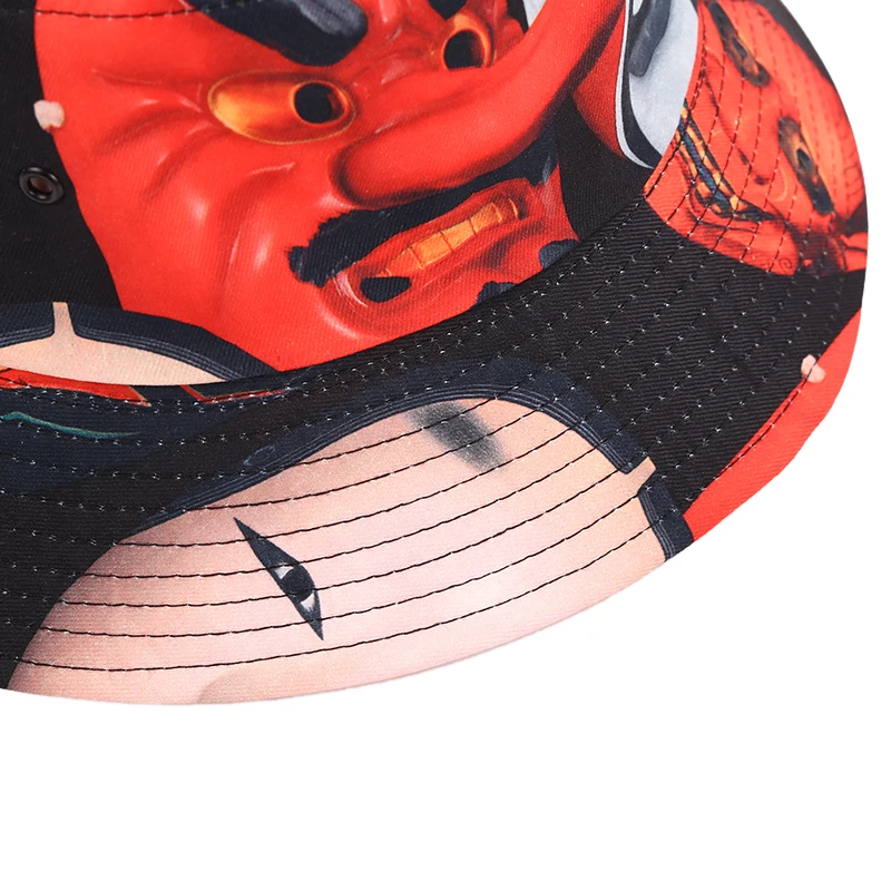 Unisex Bucket Hat Reversible Fisherman Hat Plant Printed Solid Color Outdoor Sun Hat Many Patterns