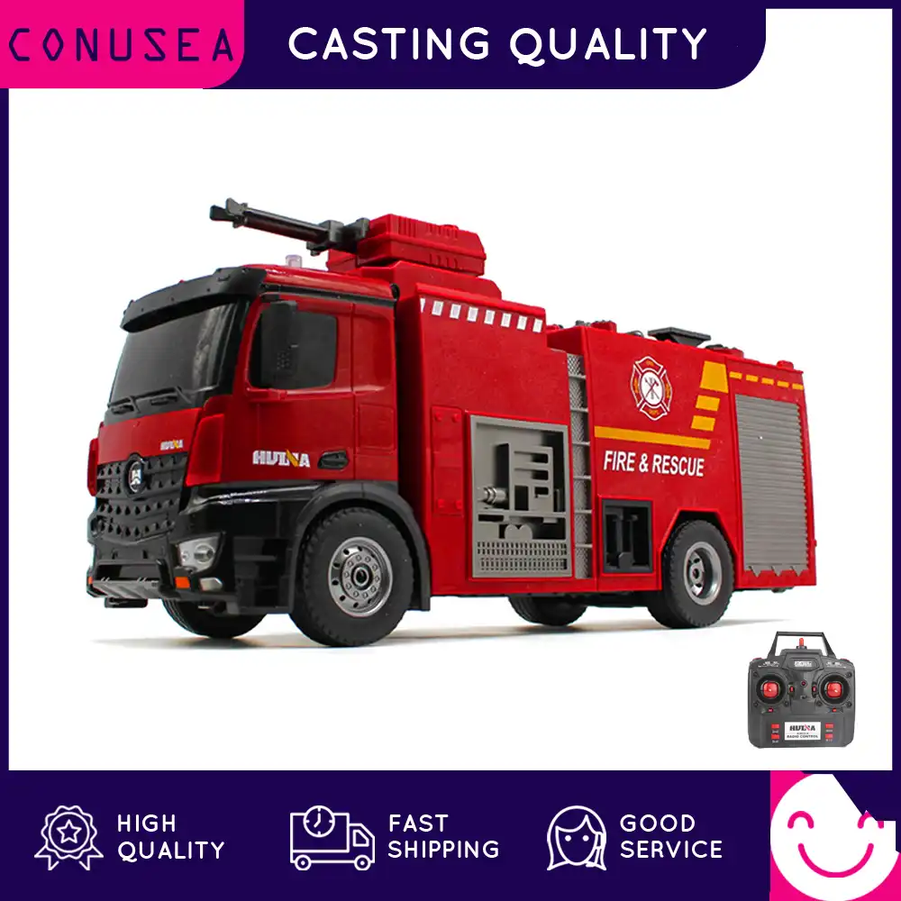 Huina 1 14 Rc消防車トラクターモデルエンジニアリング車作業水ポンプ新芽とホヤ水22チャンネルrcトラックのおもちゃ Rc Trucks Aliexpress