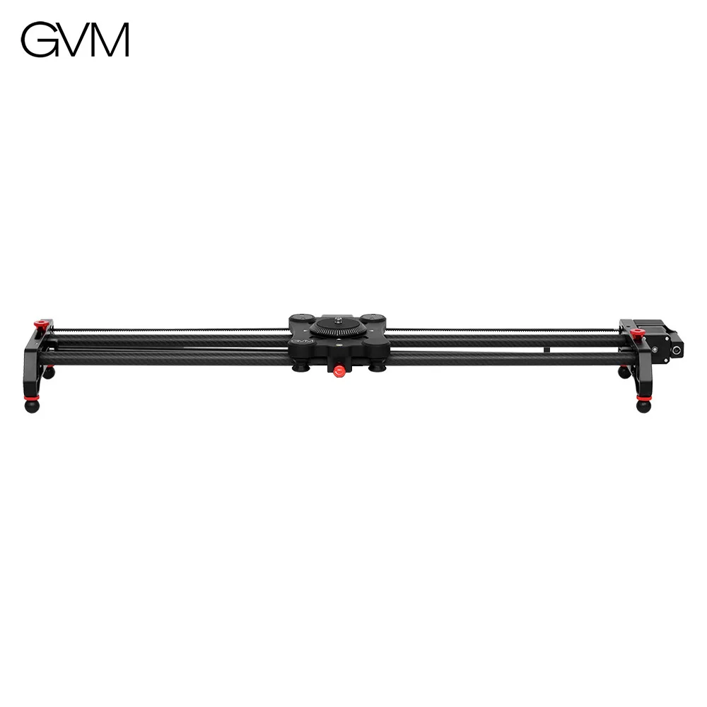 GVM GP-120QD 120 см механизированная камера глайдтрек рейка из углеродного волокна промежуток времени Следуйте фокусу для DSLR ILDC видеокамер