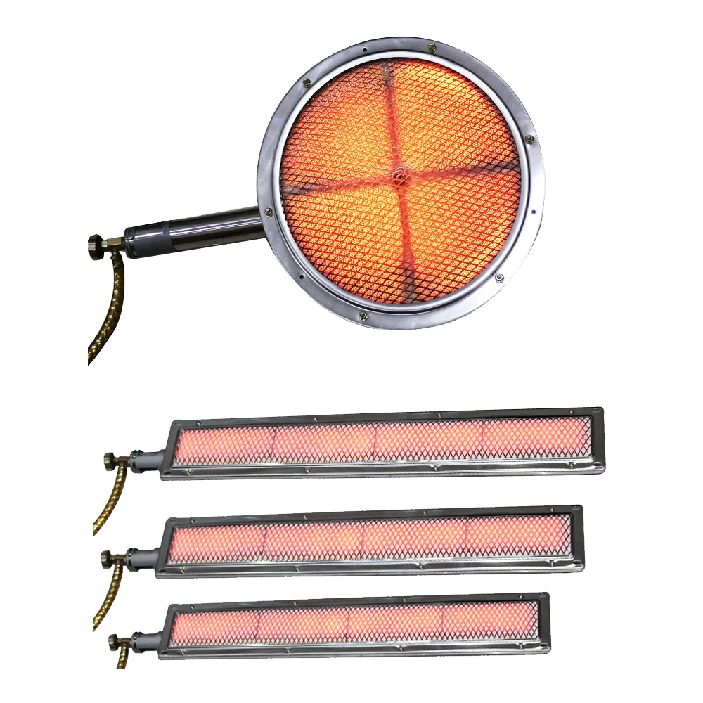 Brûleur Infrarouge Céramique 41x8 Cm - Pour Barbecue Gaz, Séchage Alimentaire, Industrie Agroalimentaire