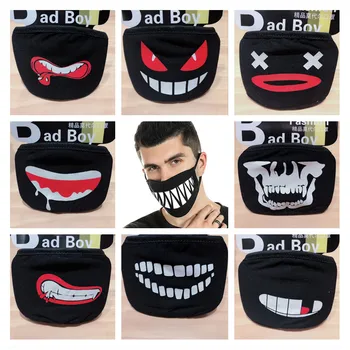 

Halloween Decor Dustproof party Mask Cartoon Patterned Masks Women Men Cosplay Party Masks Halloween Decoration Props