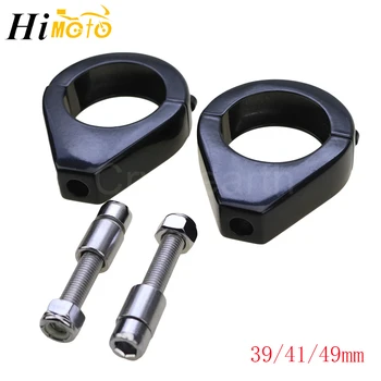 

Universal Black Motorcycle Turn Signals Mounting Bracket 39mm 41mm 49mm Fork Tubes Clamp For Honda Yamaha Harley Bobber Choppers