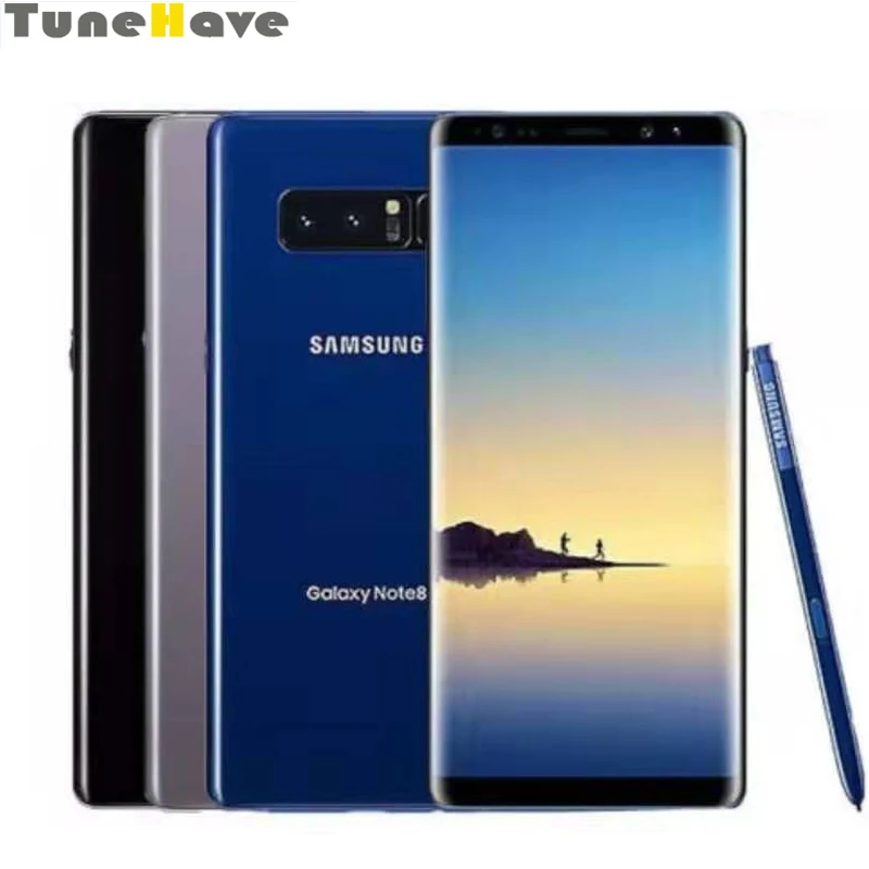 Samsung Galaxy Note 8 N950U/N950F смартфон с 5 дюймовым дисплеем восьмиядерным процессором ОЗУ 6