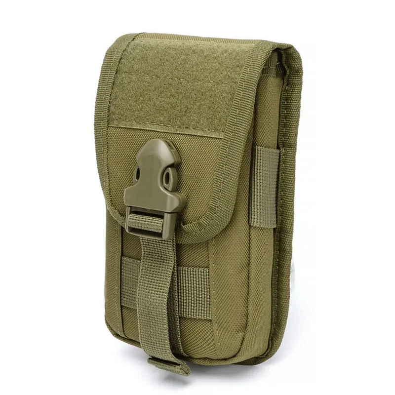 

Tactical Double-layer Phone Pouch Bag Molle Mobile Phone Pouch Money Tools Bag Belt Military Hunting Molle Fanny Bag Waist Bag