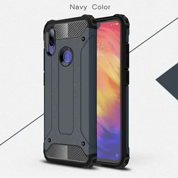 

500PCS Luxury Shockproof Protection Phone Case For Xiaomi Redmi K20 Pro 7A Go S2 6 5 Plus Note 7 Pro 5A 4X 4 Hybrid Armor Cover