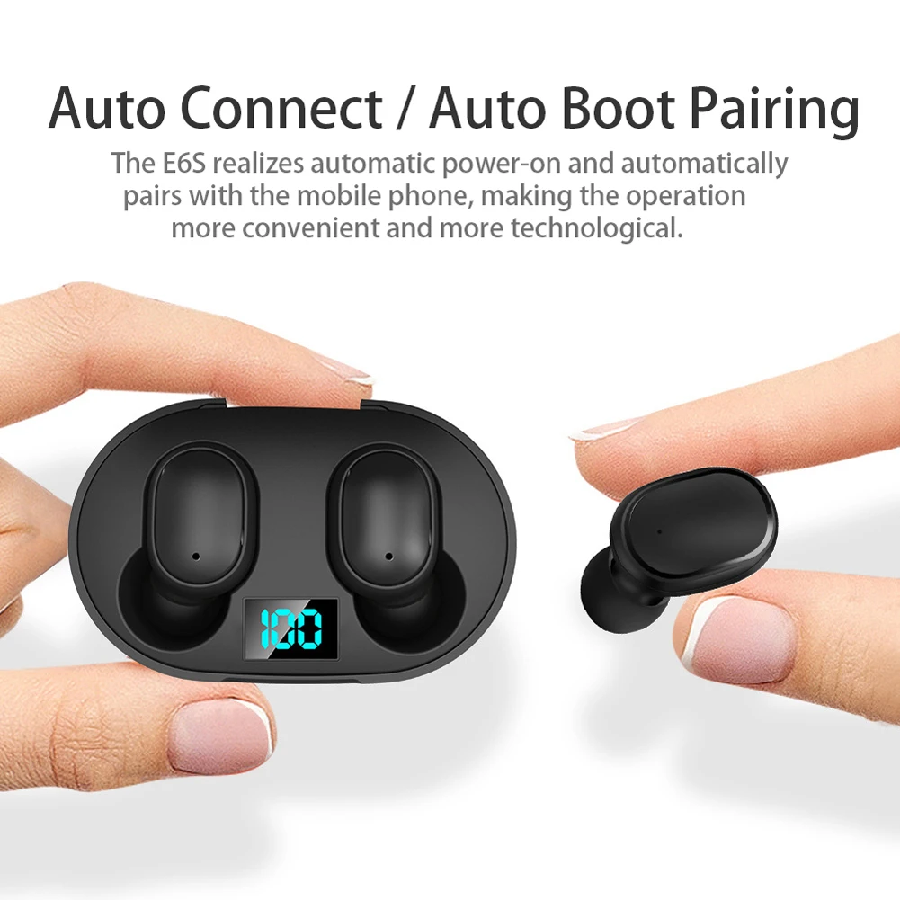Mini Bluetooth 5 0 Earphone TWS Wireless Earbuds 3D Stereo With Dual Mic Sports Waterproof Earphones Auto Pairing Headset