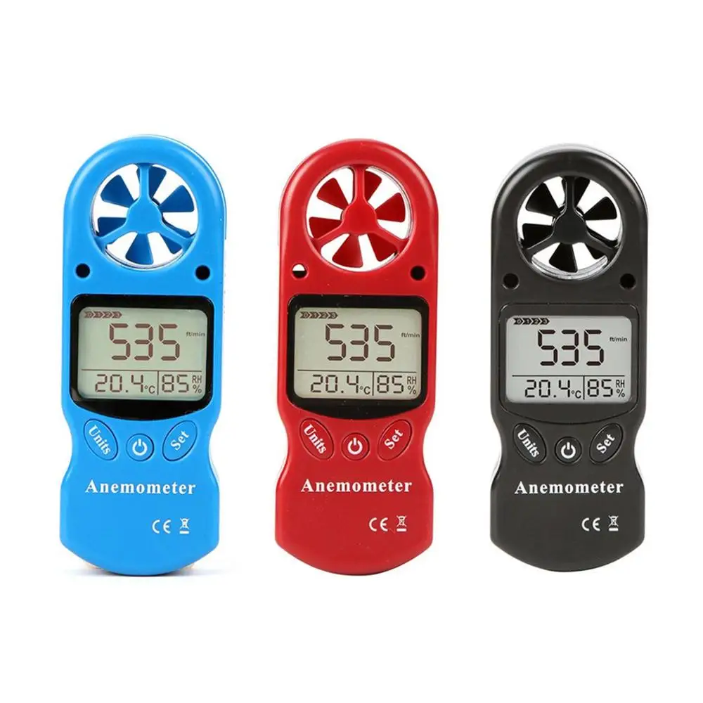 

3 in 1 Mini LCD TL-300 Wind Speed Temperature Humidity Meter Multipurpose Anemometer Digital Anemometer Measuring Tools