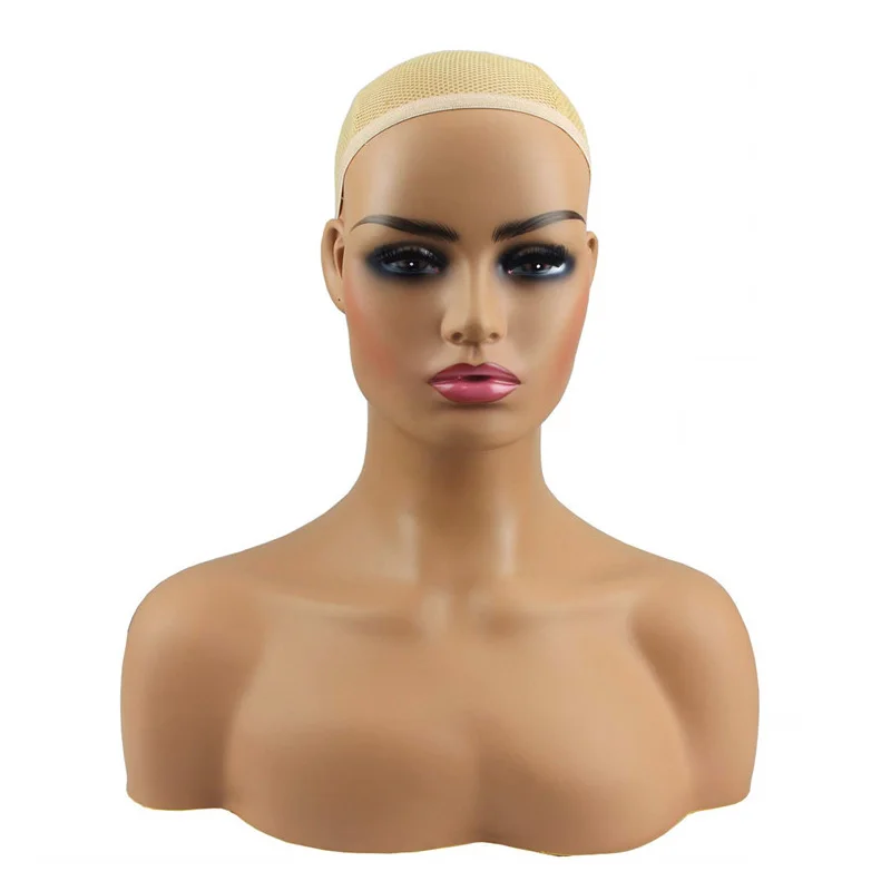 Mannequin Head Shoulders Makeup  Mannequin Head Wig Shoulders - Mannequin  Head - Aliexpress
