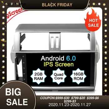 

The Newest Android 6.0 Car DVD Player GPS Navi For Toyota Prado 150 Land Cruiser 150 2014-2017 Stereo Wifi Unit Radio Satnav