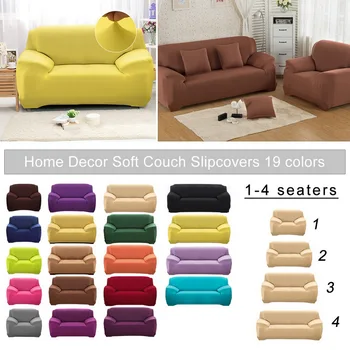 

Velvet Plush Sofa Cover Thicken Universal Stretch Elastic Sectional Couch Cover L Shaped Corner Slipcovers for Living Room