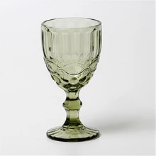 Бокал для вина Ретро винтажный рельефный бокал для красного вина гравировальный тиснение стеклянный бытовой сок, напиток бокал шампанского Ассорти бокал