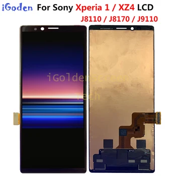 

For Sony Xperia 1 XZ4 J8110 J8170 J9110 LCD Display Touch Screen Digitizer Assembly For Sony X1 1 XZ4 lcd Replacement Accessory