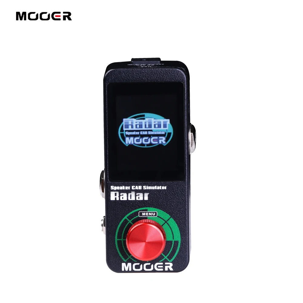 

MOOER Radar Simulator Guitar Effect Pedal 30 Speaker Cab Cabinet Models 11 Mic Models 36 User Presets Customizable EQ stage
