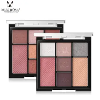 

MISS ROSE 7 Colors eyeshadow pallete paleta de sombra eye shadow makeup pallete eye shadow palette waterproof sombras TSLM1