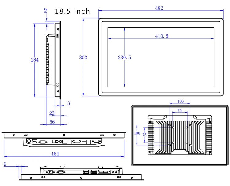 Industrial Panel All-In-One PC: 13.3