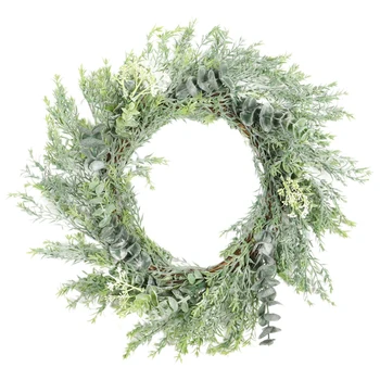 

Artificial Wreath Door Hanging Wall Window Decoration Wreath Holiday Festival Wedding Decor