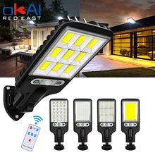 Lampe solaire d'extérieur avec capteur de mouvement, imperméable, éclairage de sécurité, avec 3 modes d'éclairage, idéal pour un jardin, un Patio, un sentier ou une cour