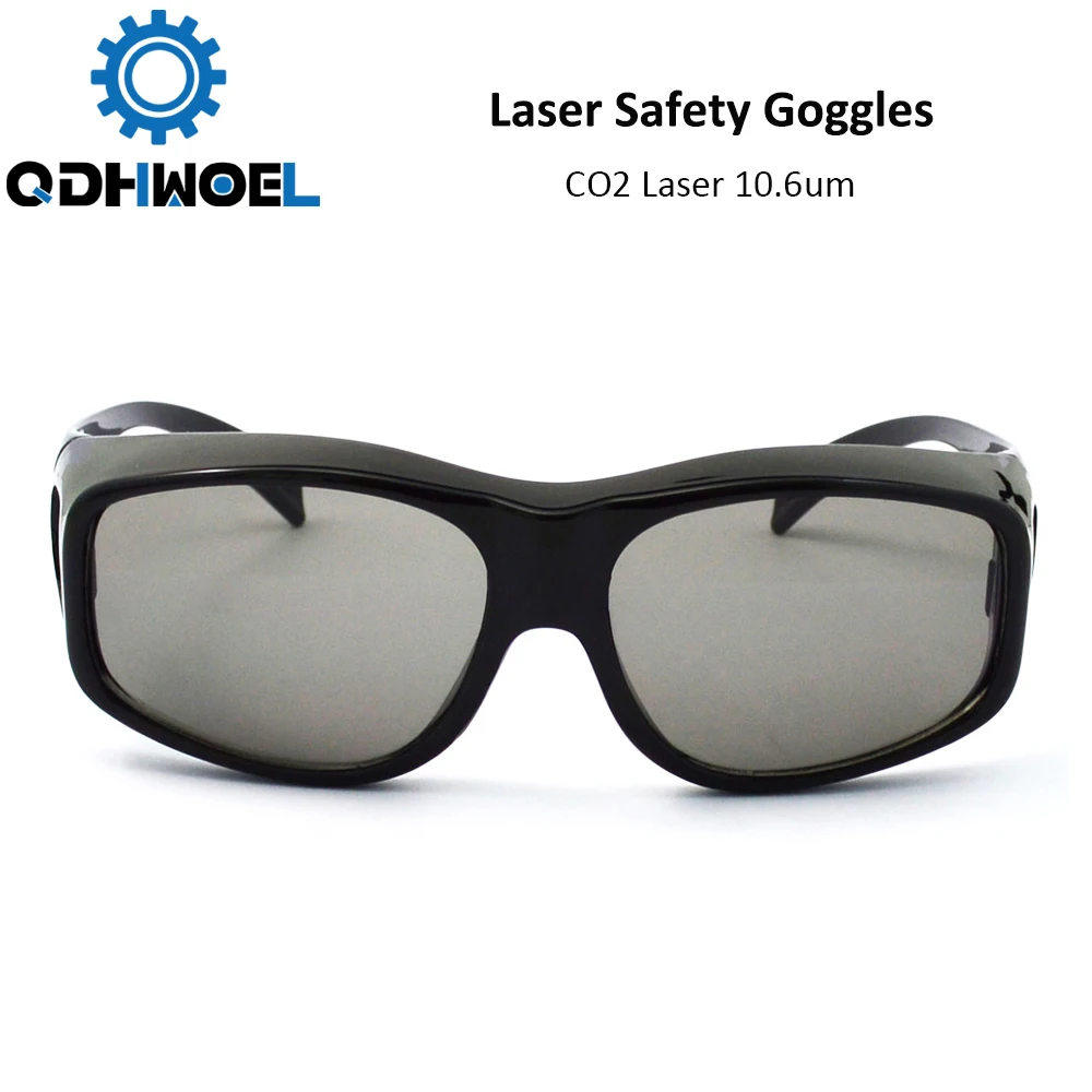 QDHWOEL 10600 нм стильные C лазерные защитные очки OD4 + CE для CO2 лазерная резка