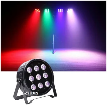 

36pcs/lot Wedding Party Stage LED Plastic Flat Par 9*10w RGBW Mix Color