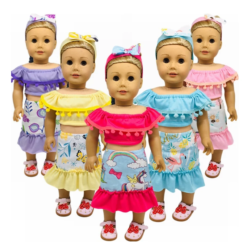 

18'' Doll Clothes-Fashioh Dress for My Little Baby-18 Inch/43-46cm Life/generation Doll Accessories-new Born Outfit Girls Gift