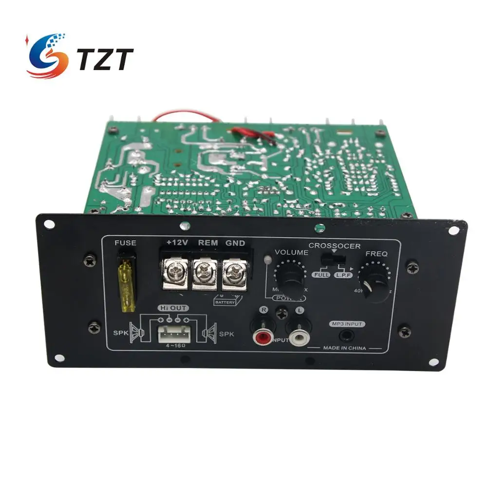 TZT PA 50B плата автомобильного усилителя звука HiFi высокой мощности сабвуфер бас 12 в