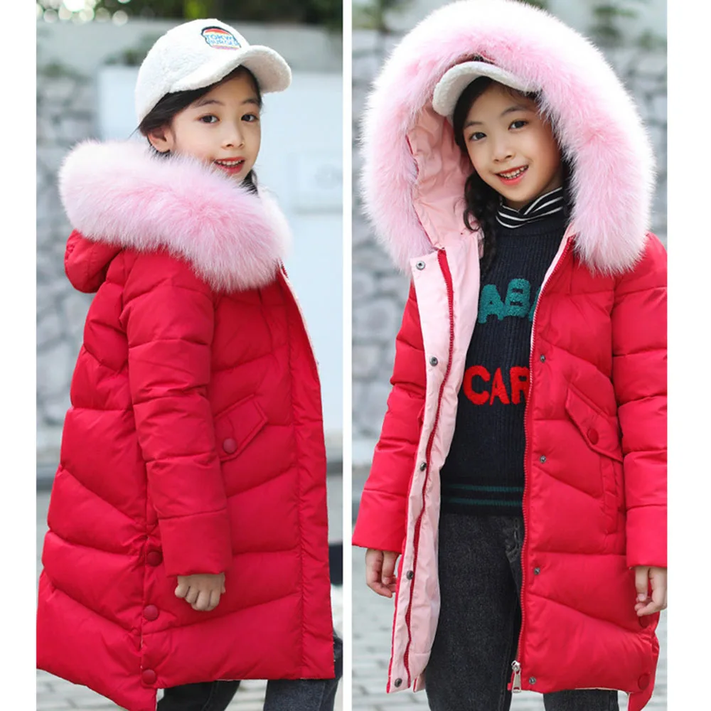 Benemaker/Зимний пуховик одежда для девочек и мальчиков детские парки ветровка