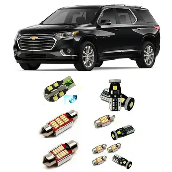 

Car Led interior lights For Chevrolet Traverse Volt 2019 6pc Led Lights For Cars lighting kit automotive bulbs Canbus