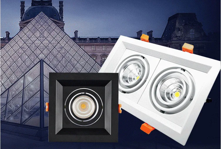 格栅射灯_黑色led豆胆灯双头cob射灯灯格栅方形5w7w10w中性光---阿里巴巴_02_03