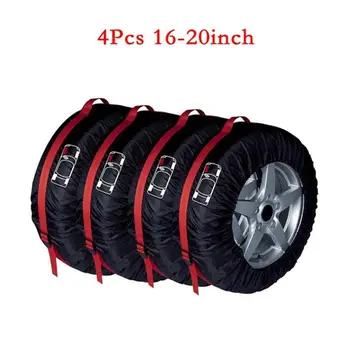 

Spare Tire Cover Case Polyester Winter And Summer Car Tire Storage Bags Auto Tyre Accessories Vehicle Wheel Protector